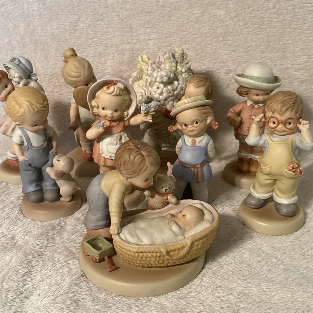 Enesco Memories of Yesterday Lot of 9, Open, Original Boxes, EUC